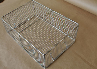 Good price Professional Medical Sterilization Basket / Weld Medical Metal Wire Basket online
