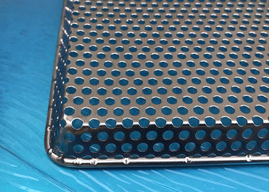 Good price FDA Certification Stainless Steel Perforated Metal Trays With Customized Size online