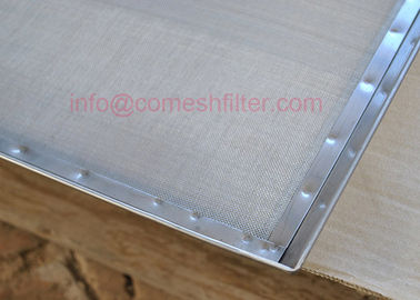 Good price Durable Stainless Steel Wire Mesh Tray With Water Drain Hole 18x26 Inch online