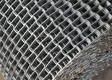 Good price Honeycomb Wire Mesh Conveyor Belt , Metal Mesh Belt With Clinched Edge online