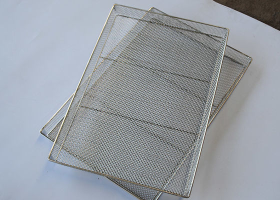 Good price Polishing Stainless Steel 1.2mm Wire Mesh Oven Tray Baking online