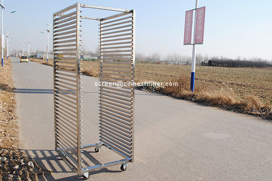 Good price 35 Layers Single Row 0.8mm Stainless Steel Rack Trolley online