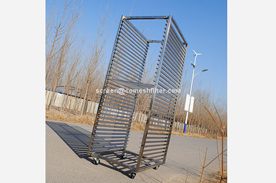 Good price 201 Heavy Load 1.0mm Stainless Steel Rack Trolley online