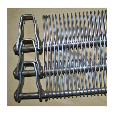 Good price Food Grade Metal Stainless Steel Spiral Wire Conveyor Mesh Belt with chain for oven furnace quench 310s SS dehydrator online