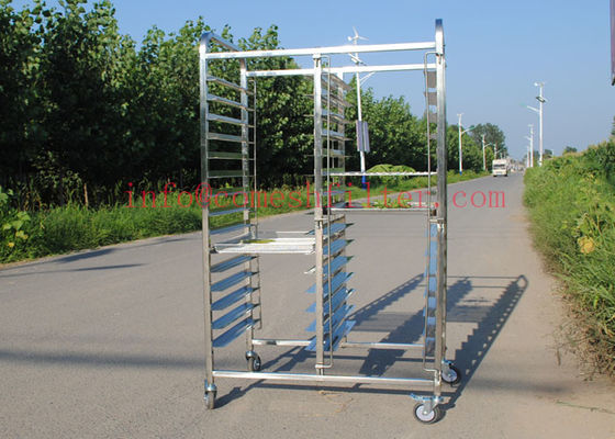 Good price Large Combine Rotary Bread Oven FDA 440lb Baking Rack Trolley online