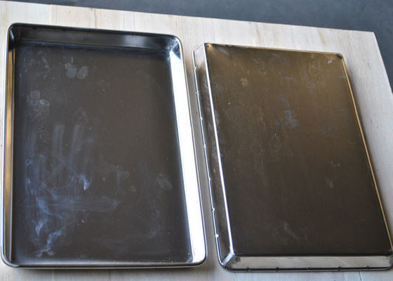 Good price Ss304 Ss316 No Hole FDA Wire Mesh Tray For Baking Bread online