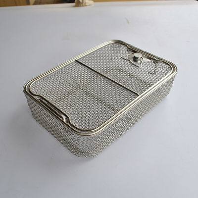 Good price Stainless Steel Silver Wire Mesh Tray Sterilizing Corrosion Resistant online