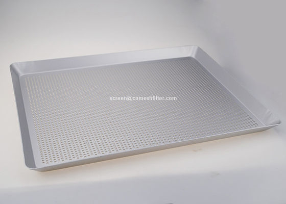 Good price Custom Aluminum Rectangular Metal Perforated Baking Trays For Kitchen online
