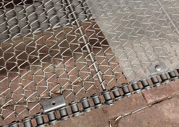 Heat Resistant Stainless Steel Metal Wire Mesh Chain Conveyor Belt For ...