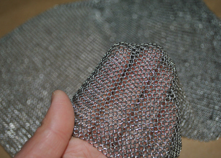 304L Stainless Steel Welded Rings Chainmail Mesh Fabric For Decoration