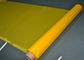 Yellow Textile Screen Printing Mesh Roll 62" Width With No Surface Treatment