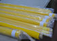 Yellow 80 Thread Polyester Mesh Screen Fabric For Textile Printing , 250cm Width