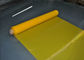 80T Yellow Polyester Silk Screen Printing Mesh For Textile Printing , 30-70m/ Roll