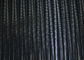 Black Anti UV Polyester Spiral Mesh Small Loop Weave Type , Long Life Time