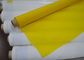 55 Thread Polyester Printing Mesh 77T For T- Shirt / Textile , Yellow Color