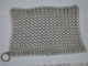 304 Stainless Steel Chainmail Scrubber Kitchen Cast Iron Hardware Cleaner 7 * 7 inch