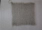 304 6*8 Inch Stainless Steel Chainmail Scrubber / Chainmail Cast Iron Scrubber