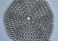 7 Inch Stainless Steel Chainmail Scrubber For Cookware Cleaning , Round Shape