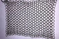 304 316 Stainless Steel Chainmail Cast Iron Scrubber 7 / 8 Inch For Kitchen