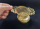 Drip Bowl Lace Extra Fine Mesh Stainless Steel Tea Strainer Double Handled