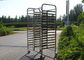 Fast Food 0.7mm Ss304 Bakery Trolley With Trays