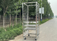 Food Grade 304 Stainless Steel Bakery Trolley With 16 18 32 Layer