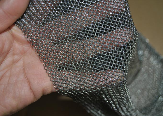 304L Stainless Steel Welded Rings Chainmail Mesh Fabric For Decoration
