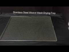 Stainless steel wire mesh drying tray