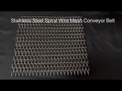 Stainless Steel balanced weave spiral mesh belt 