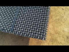 Heavy Duty Mild Steel 45# 65Mn Crimped Wire Mesh Mine Sieving Mesh