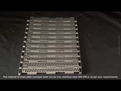 Stainless steel 304 316 perforated plate conveyor belt