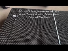 65mn 45# Manganese Steel Iron wire woven Quarry Vibrating Screen Mesh Crimped Wire Mesh
