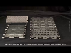 Customized size stainless steel plate link conveyor belts