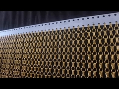 Decorative Aluminum Double Hook Link Screen Mesh