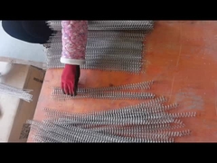 Stainless Steel Balance Weave Spiral Wire Mesh Conveyor Belt Production