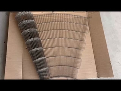 304 Stainless Steel Enrober Mesh Conveyor Belt for chocolate