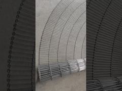 stainless steel ladder wire mesh chocolate enrober conveyor belt