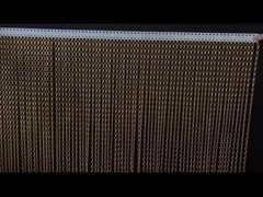 Aluminum Colorful Double Hook Chain Link Mesh Curtain 