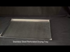Custozmied stainless steel perforated drying tray