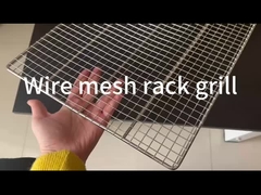stainless steel wire mesh BBQ grill for food