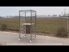 Food grade stainless steel 201 304 bakery tray trolley