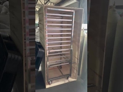 stainless steel oven trolley