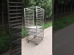 Stainless steel drying rack trolley 