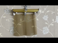Aluminum Decorative Coil Mesh Ceiling Curtain Track Ceiling