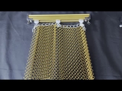 Aluminum Spiral Wire Coil Mesh Ceiling Curtain Track Ceiling