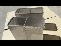 Double layer stainless steel wire mesh filter basket 