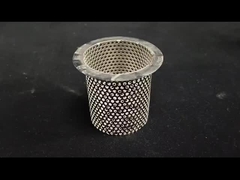 SS304 Stainless Steel Metal Perforated Filter mesh Tubes  Pipes Cylinder Elements with Holes Food Gr