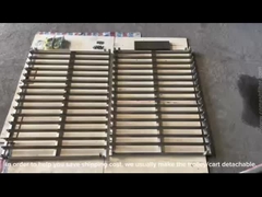 Multilayer Ss304 SGS Bakery Tray Rack Trolley