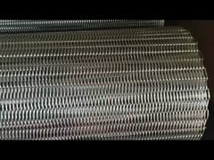Food Grade Heat Resistant Stainless Steel Metal Wire Mesh Chain Conveyor Belt With Baffle