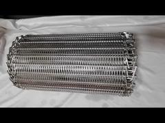 Stainless Steel Balance Weave Spiral Wire Mesh Chain Driven Freezer Conveyor Belt